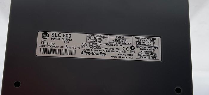 Used Allen-Bradley 1746-P2 Ser C 