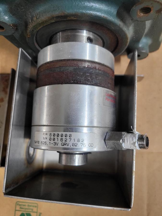 Used Baldor .5 HP & Tigear 2 pt # 23Q60H56 / Nexen Air Engaged Shaft Mount Clutch 800000