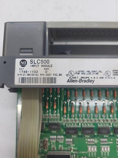 Used Allen-Bradley SLC500 Input module 1746-IV32 Ser.D