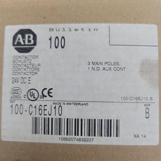 Allen-Bradley Bulletin 100 Contactor 100-C16EJ10 Ser.B