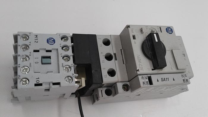 Used Allen-Bradley Terminals 140M-C2E-A63 & 100-M12N*3