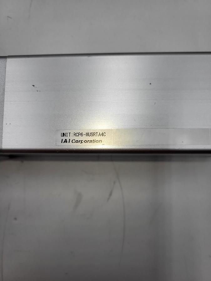 Used IAI RCP6-SA4C-WA-35P-10-200-P5-R20 Pneumatic Actuator & RCP6-MUSRTA4C Slider Table