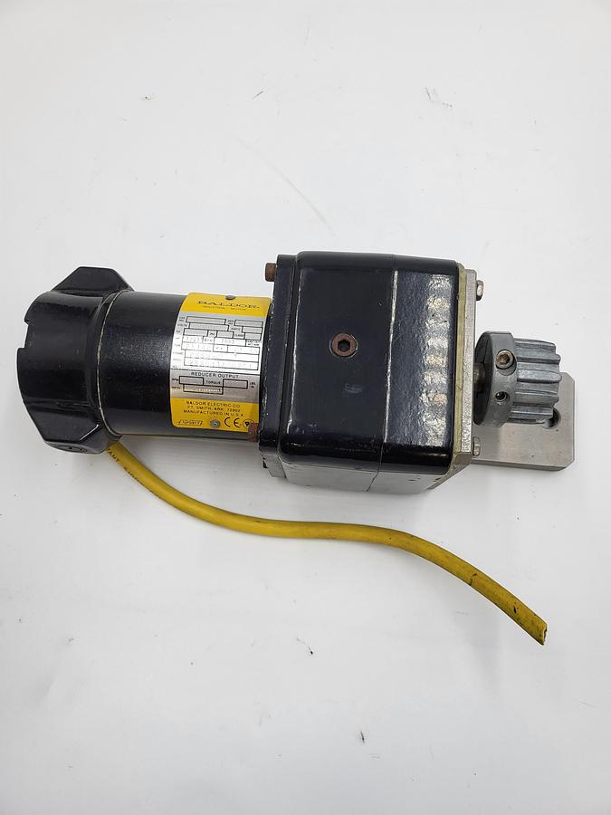 Used Baldor 1/23 HP  CPP232140 Frame: PSSH-0 Ratio: 90/1 - 90v DC
