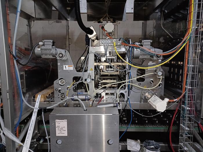 Used RA JONES Autoprod CF-840 Inline indexing filler, sealer and/or overcapper