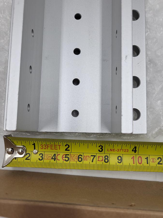 Rexroth Bosch 4501399191 / 027523 anodized extruded aluminum channel 6-5/8" long x 2-3/8" wide channel 4-1/4" base*NEW*