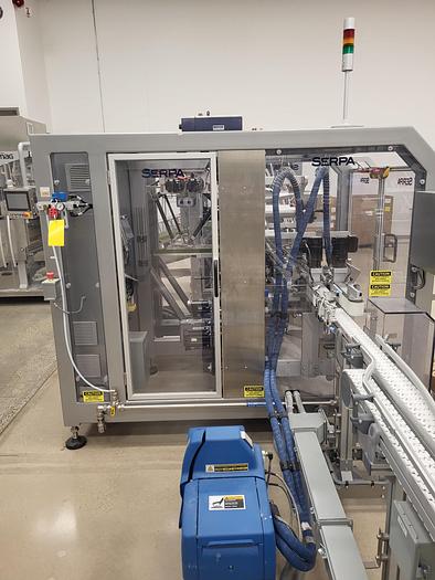Used OMAG 1 gram filler packet and SERPA P150 cartoner line (2018)