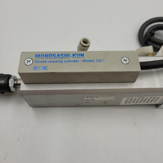 Used SMC CE1B20-50 & MONOSASHI-KUN model: CE-1 STROKE READING CYLINDER