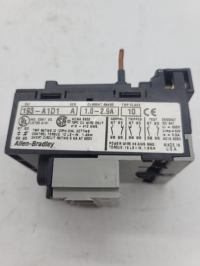 Used Allen-Bradley 193-A1D1 Ser.A