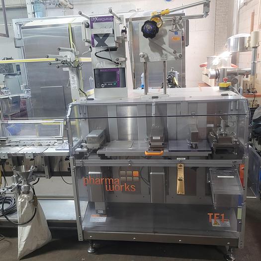 Used PHARMAWORKS TF1 Thermoformer Blister machine (2013 model TF1_014)