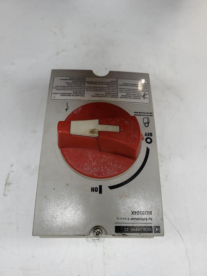 Used Square D MD3304X Enclosed Manual Motor