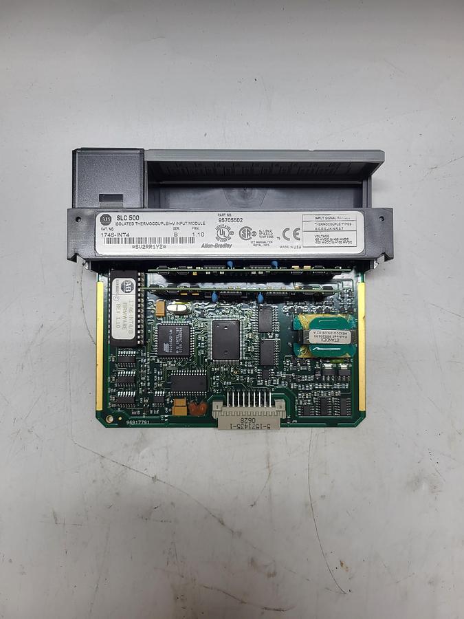 Used Allen-Bradley SLC500 Isolated Thermocouple/mV Input Module 1746-INT4 Ser.B