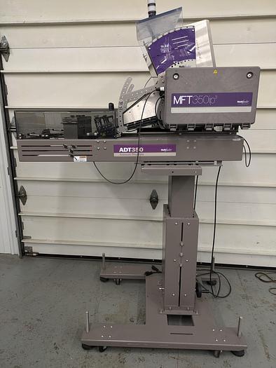 Used Multifeeder MFT 350IP# with ADT350XLT auto drop table
