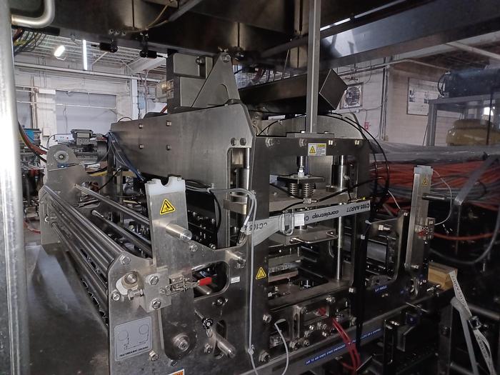 Used RA JONES Autoprod CF-840 Inline indexing filler, sealer and/or overcapper