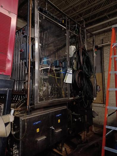 Used 12 lane sonic yogurt cup welder (branson)