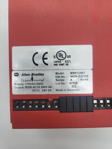 Used Allen-Bradley Guard Master MSR124RT for Sale at ND Industrial Surplus