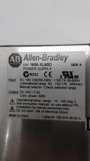 Used Allen-Bradley 1606-XL60D Power Supply