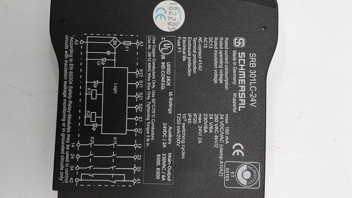 Used Schmersal SRB 301LC-24V