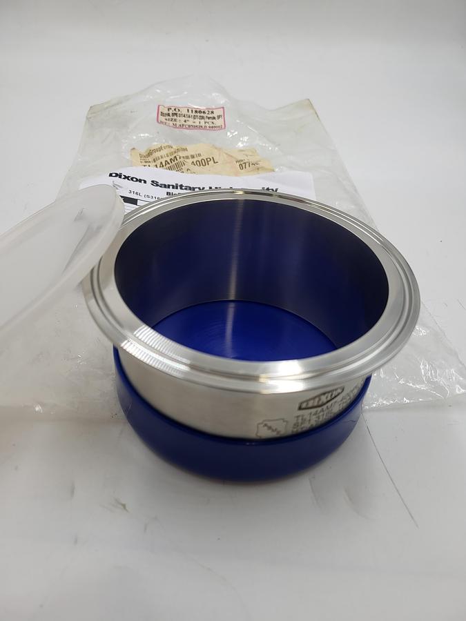 Dixon Sanitary high purity 4" FERRULE 316L stainless steel TL14AM7-400PL BPE DT-4.1 *MFG PACKAGING*