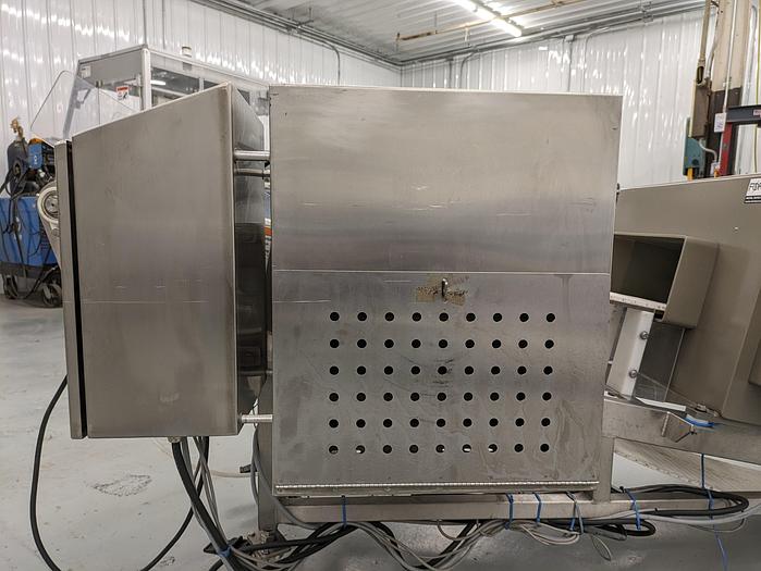 Used Fortress Stealth metal detector, Satinless steel conveyor ( food grade)