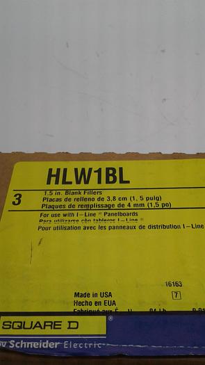 Square D 1.5 in. Blank Fillers HLW1BL