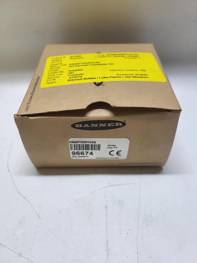 Used Banner K50APT2GRYC3Q 96674