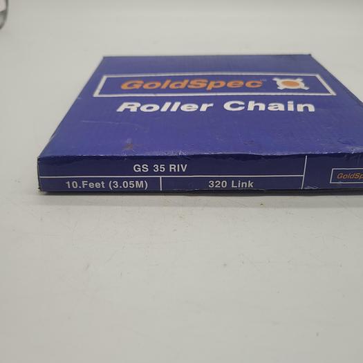 Gold Spec Roller Chain GS 35 RIV 320 Link
