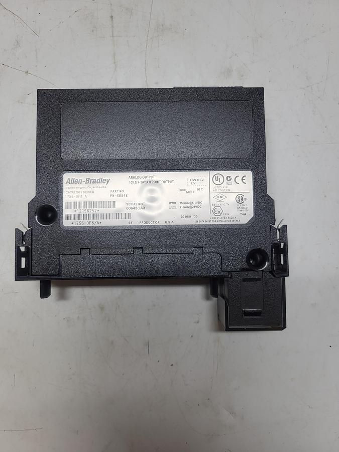 Used Allen-Bradley Analog Output 1756-0F8 Ser.A