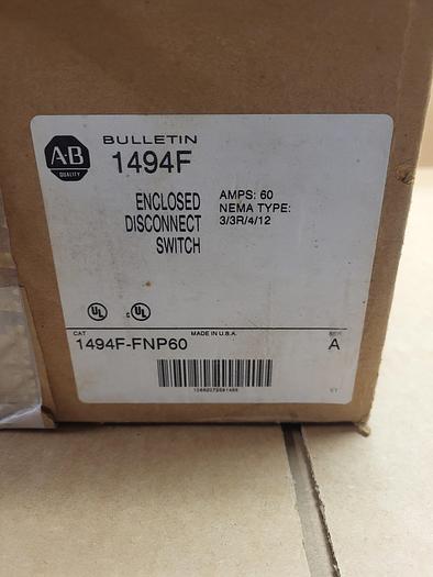 Allen-Bradley Bulletin 1494F-FNP60 Ser.A