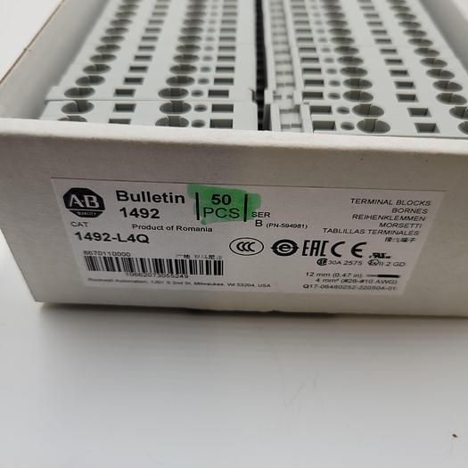 ALLEN BRADLEY 1492-L4Q SER B GROUND FULL box (100)
