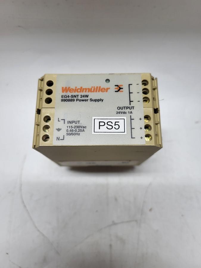 Used Weidmuller EG4-SNT 24W Power Supply