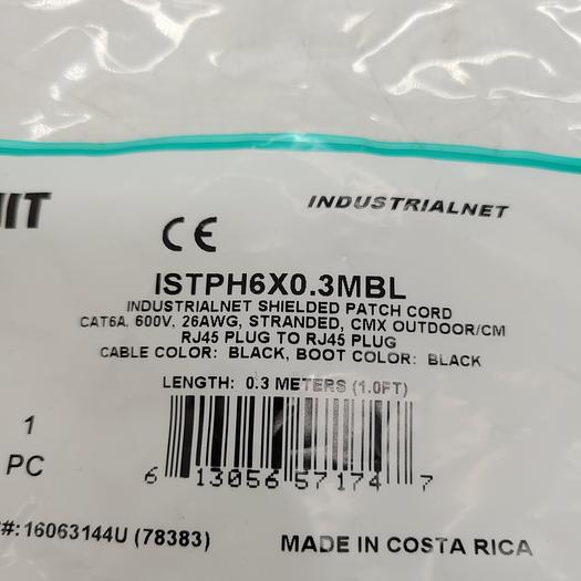 Panduit Shielded Patch Cord ISTPH6X0.3MBL