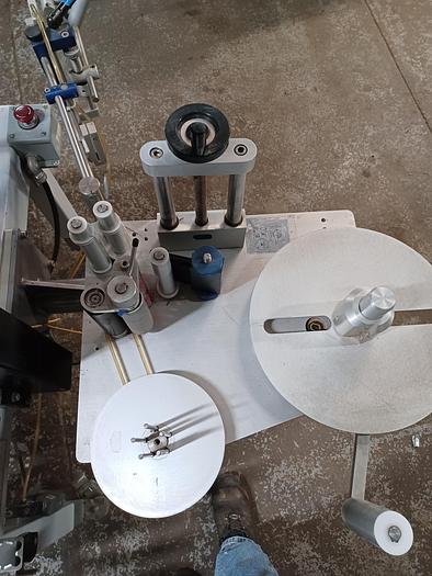 Used Belcor Model 130 Top and bottom case sealer taper with labeler