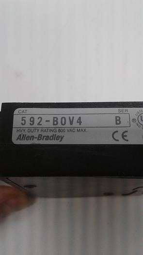 Used Allen-Bradley Heavy Duty Rating 600 VAC Max 592-B0U4 B