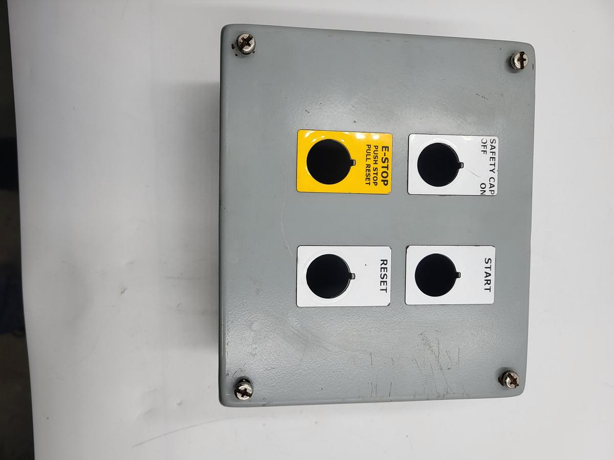 Used Hoffman E4SPBG sealed enclosure box 6" x 7" x 2-3/4"