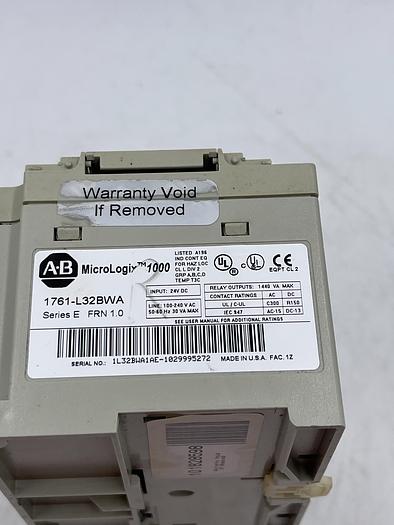 Used Allen-Bradley 1761-L32BWA Ser E 