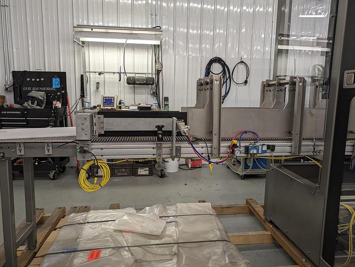 Used Combi Alphapack Case Packer and sealer (Never used) New 2019