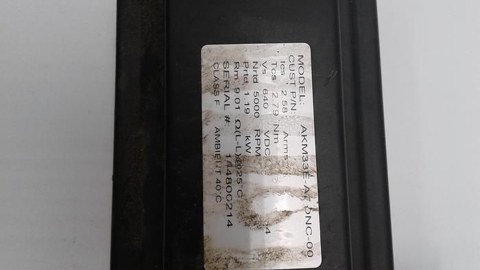 Used KOLLMORGEN 3o PM SERVOMOTOR AKM330-ACDNC-00