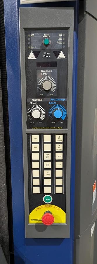 Used Landtech Q300 stretch wrapper