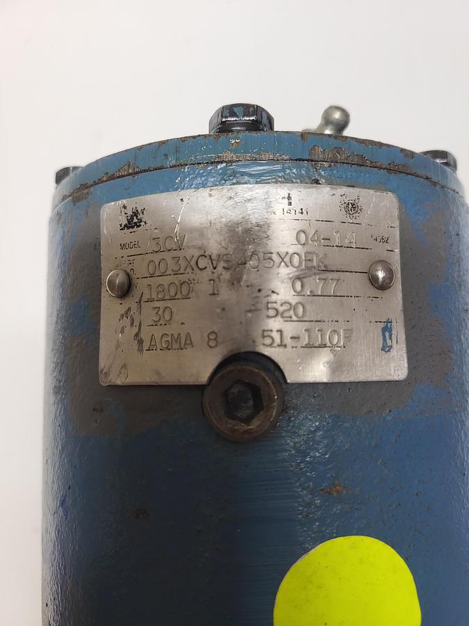 Used Webber 003XCVSA05X0EK Gear Box