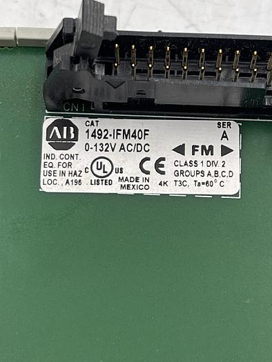 Used Allen-Bradley 1492-IFM40F Ser A 