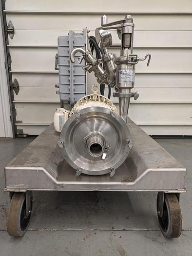 Used tri-clover pump CL2284MDG A-B hazardous location disconnect type 7-9-3R rolling cart