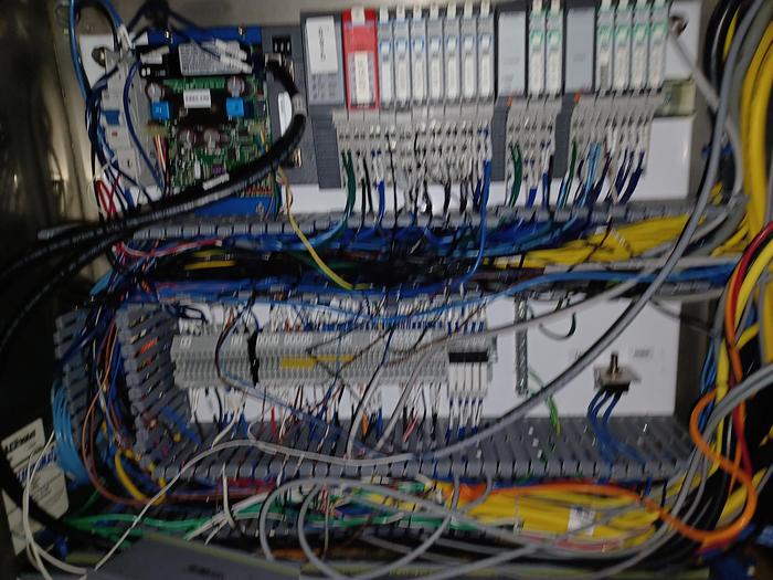 Used 12 lane sonic yogurt cup welder (branson)