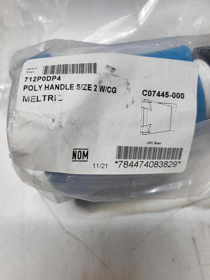 Meltric 712P0DP4 Poly Handle Size 2 W/CG