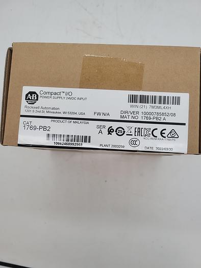 Authentic Allen-Bradley Compact I/O Power Supply 1769-PB2 Ser.A
