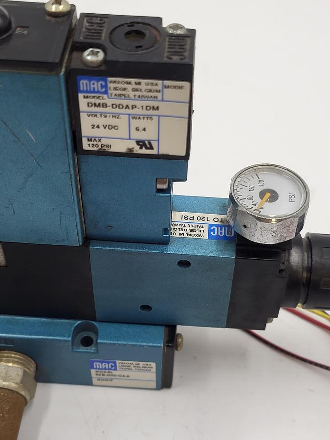 Used MAC 92B-AAB-000-DM-DDAP-1DM Valve & Solenoid Valves: DMB-DDAP-1DM / 92B-000-CAA / PR92C-JACA