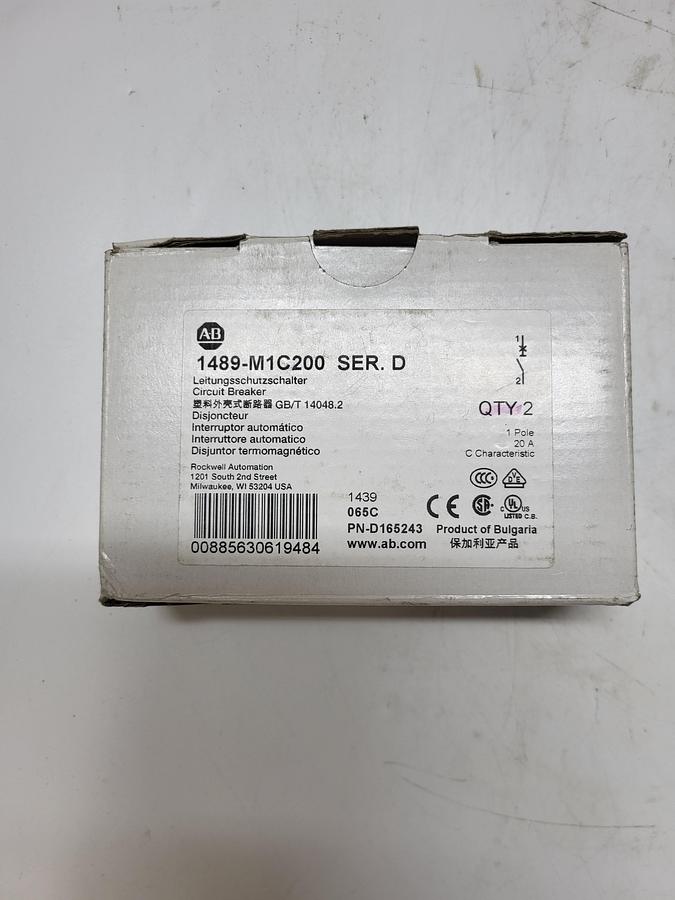 Allen-Bradley 1489-M1C200 Ser.D Circuit Breaker