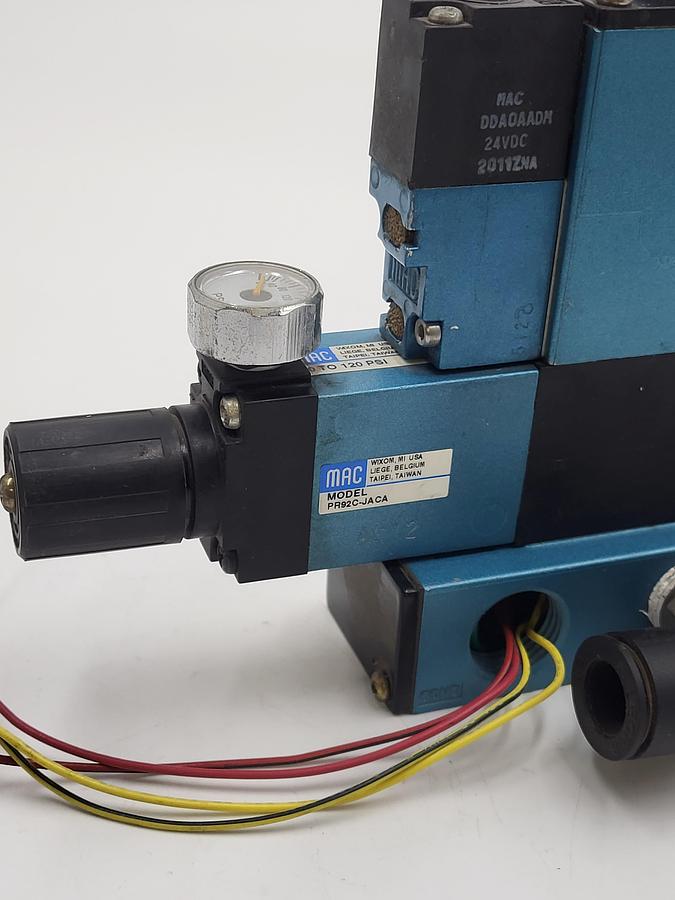 Used MAC 92B-AAB-000-DM-DDAP-1DM Valve & Solenoid Valves: DMB-DDAP-1DM / 92B-000-CAA / PR92C-JACA