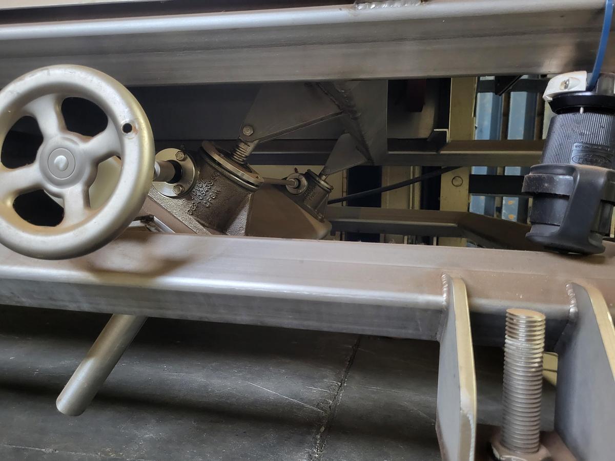 Used Seasoning drum, Stainless steel 14' long