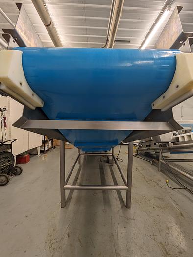 Used safeline metal detector, conveyor, intralox