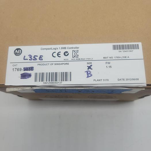 Allen-Bradley Compact Logix 1.5MB Controller 1759-L356